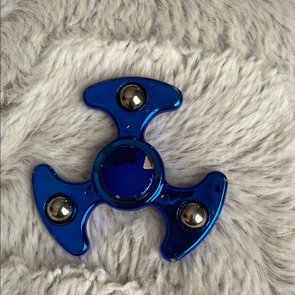 Metallic Blue Fidget Spinner